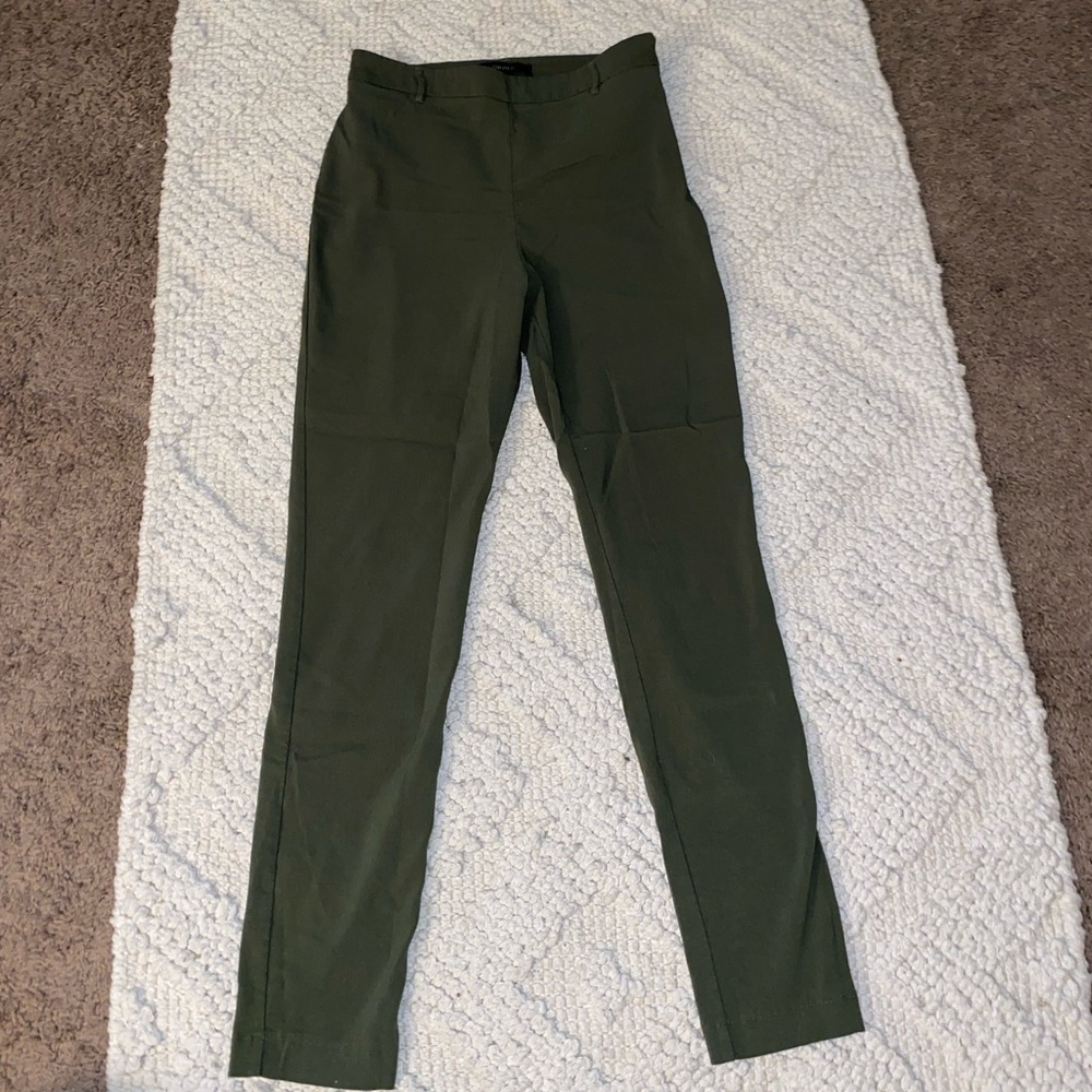 Army green trousers